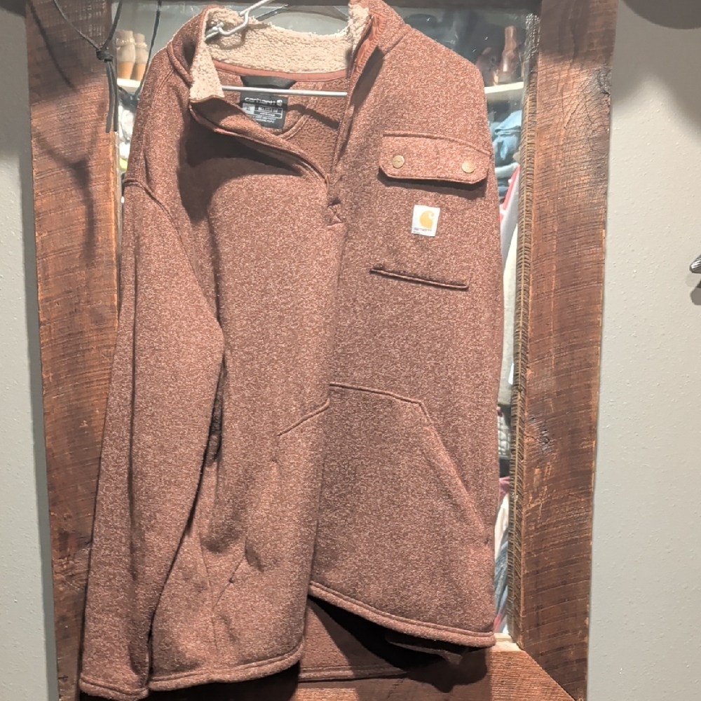 Carhartt Rustic Brown Fleece Pullover
